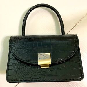 Mini Cross Body Black Leather with Chain cross body, From H&M